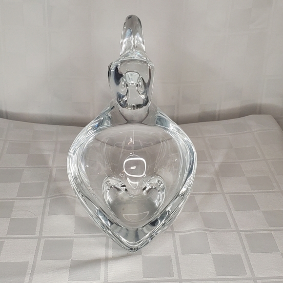 Vintage Bigwig Crystal Pelican Nut Dish - Picture 4 of 5